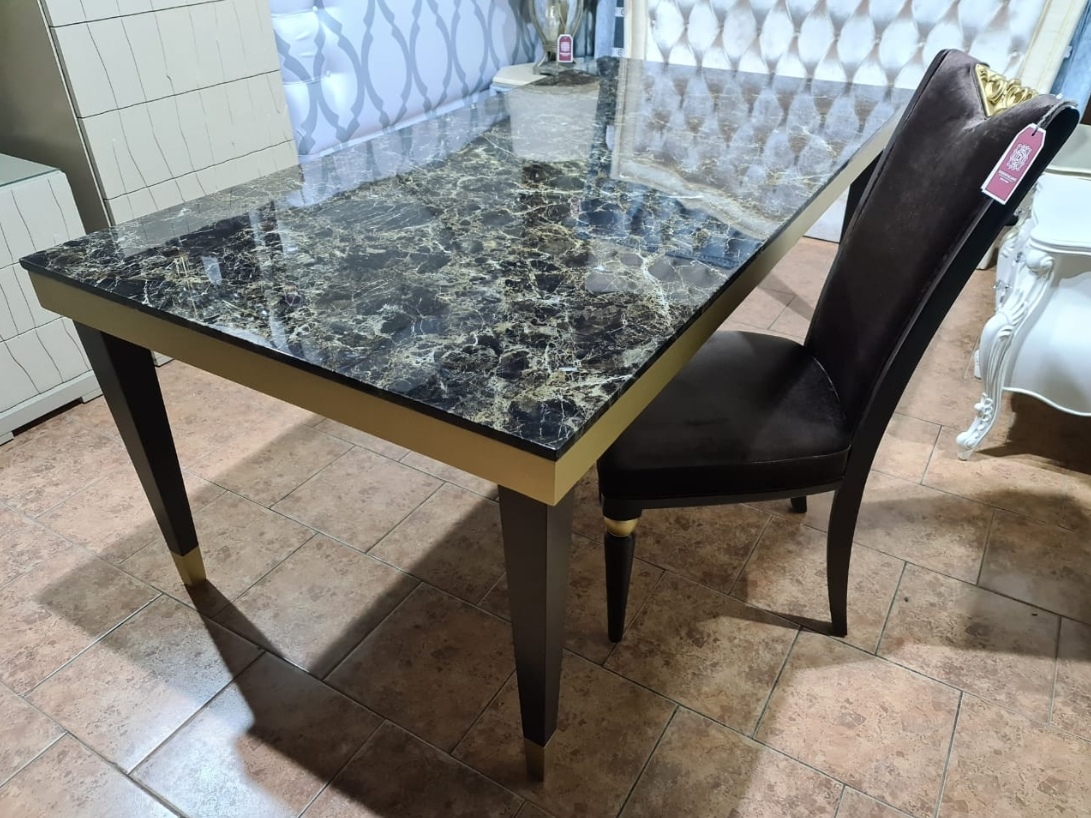 Обеденный стол с мраморной столешницей EGO - DesignItaliano